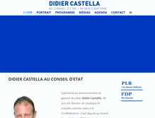 Tablet Screenshot of didiercastella.ch